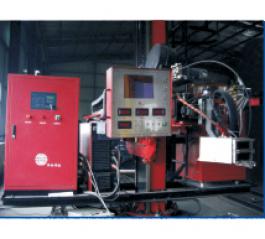 Plasma automatic longitudinal seam welding center