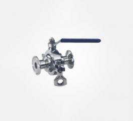 Sanitary class no retention ball valve